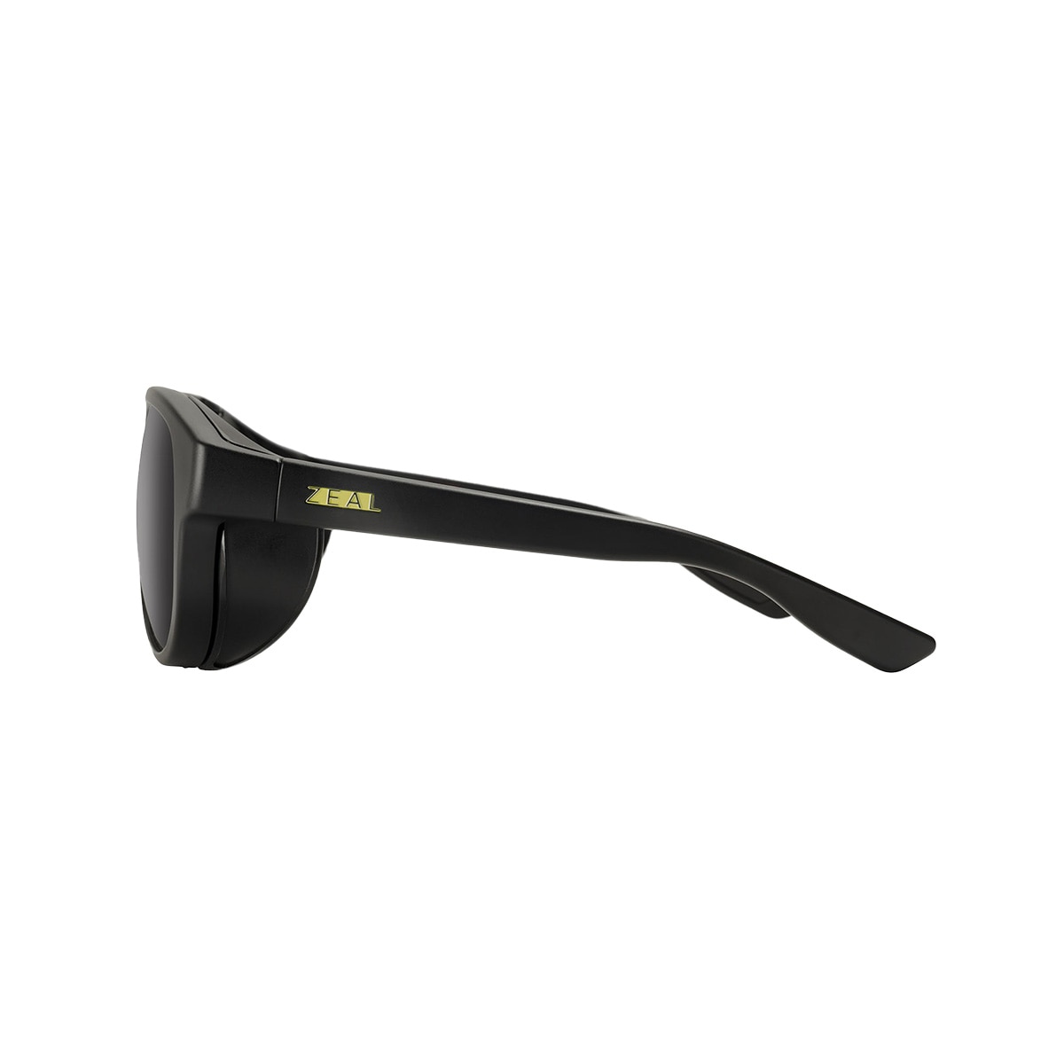 Zeal Selkirk Sunglasses Polarized in Matte Black with Dark Grey